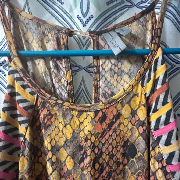 Anthropologie BLA^NK London Colorful Patterned Women's Jumpsuit Sleeveless LONG - Picture 3 of 14